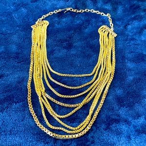 Western Germany 8 strand necklace with hook clasp. Beautiful and blingy!